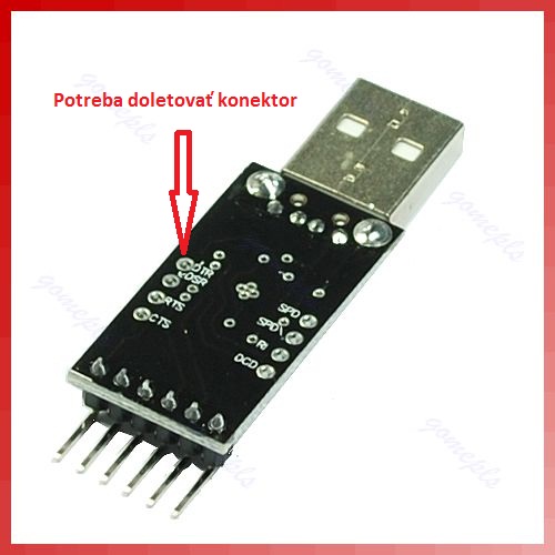 Prevodník USB UART s CP2102