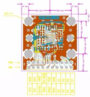 |Obr. 4:  Layout kamery CF7670C-V3