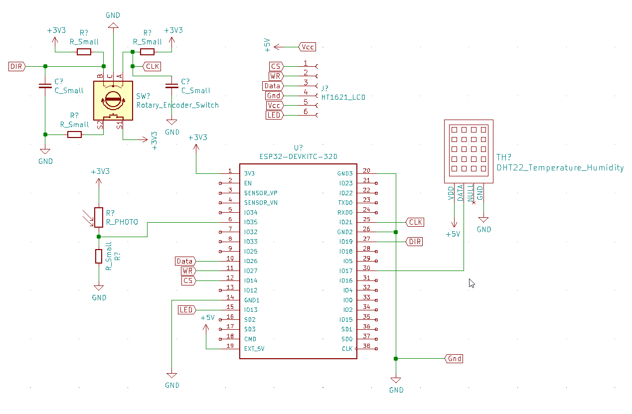 The CalmFire board schematic