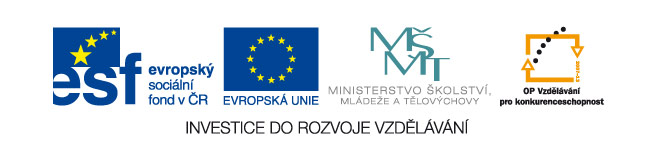 INVESTICE DO ROZVOJE VZDĚLÁVÁNÍ